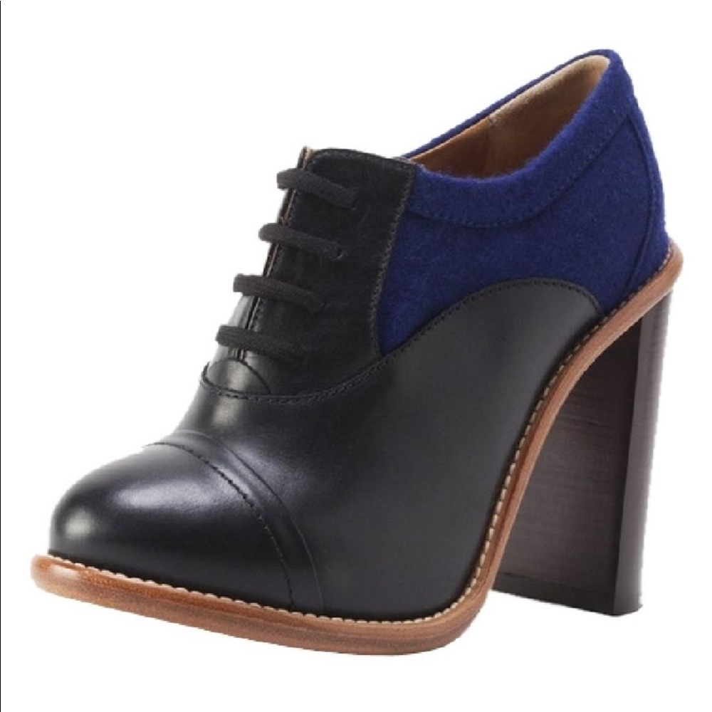 Chloe black & Blue Bootie