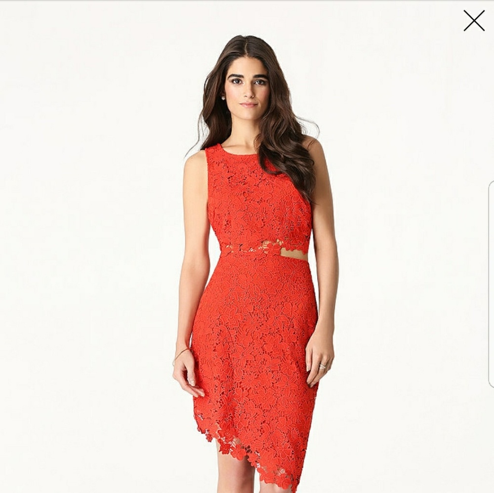 Bebe 2 piece lace dress