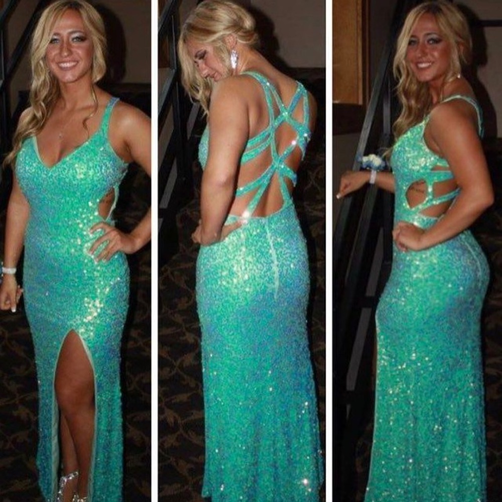 Sequin prom dress
