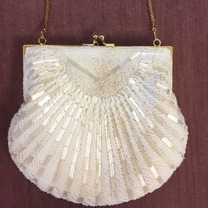 Vintage Beaded Shell Handbag