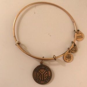 Gold NYC Subway Token Alex and Ani Bracelet
