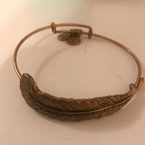 Gold Feather Alex and Ani Bracelet
