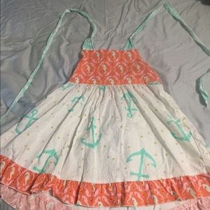 Lolly Wolly Doodle anchor dress