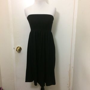 ❗NO SWAPS❗Black Strapless Dress