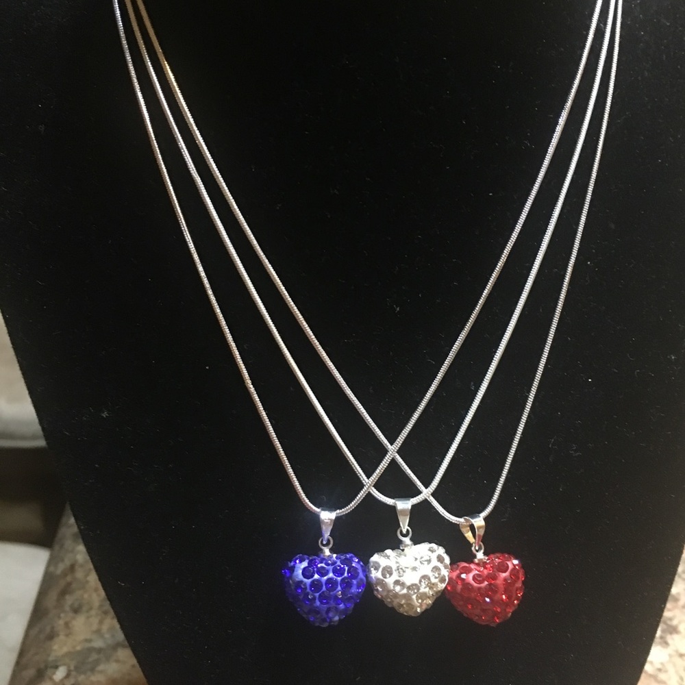 18k white gold Plated Necklace