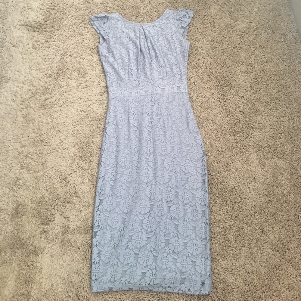 Gray lace dress from Dorothy Perkins