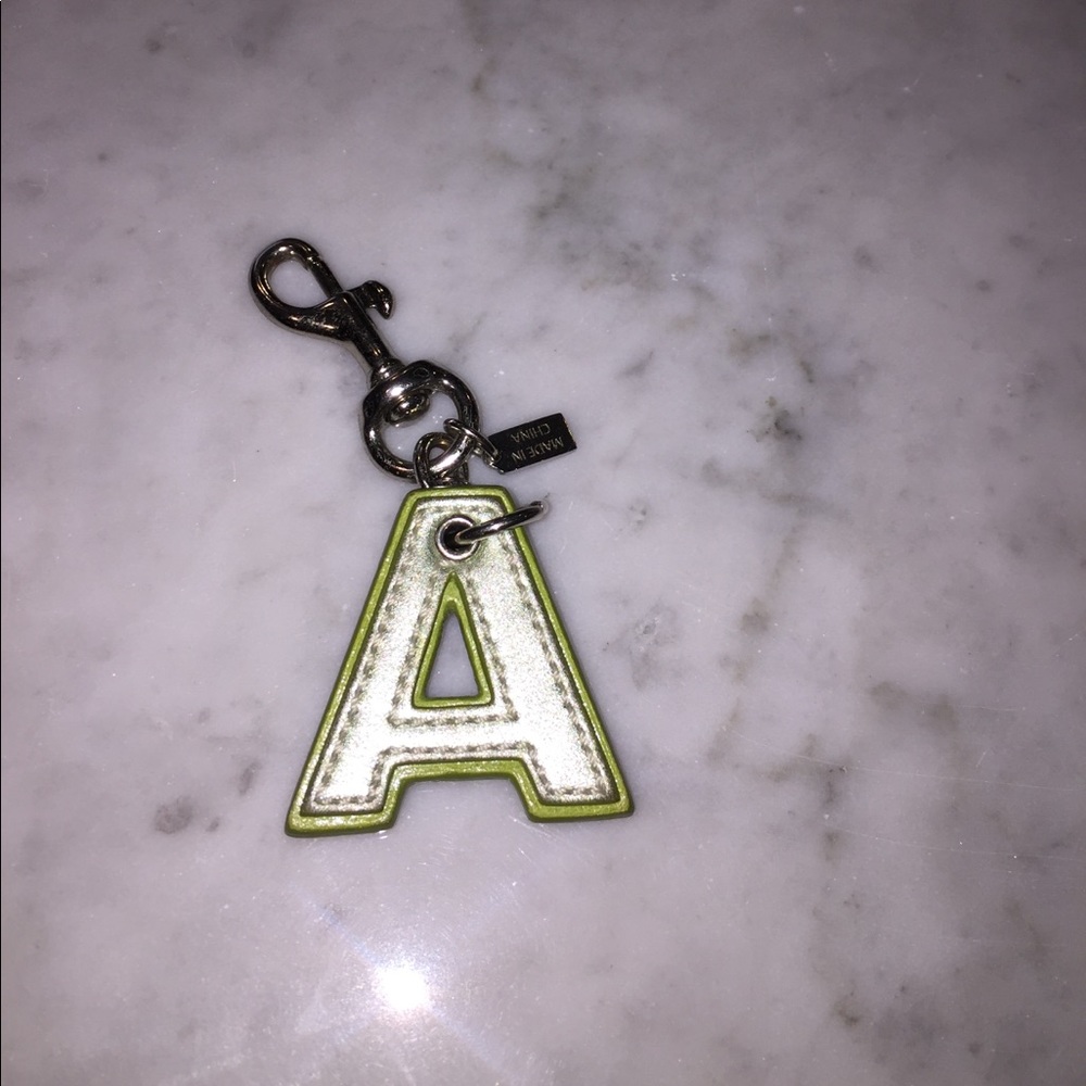 Coach Letter "A" keychain