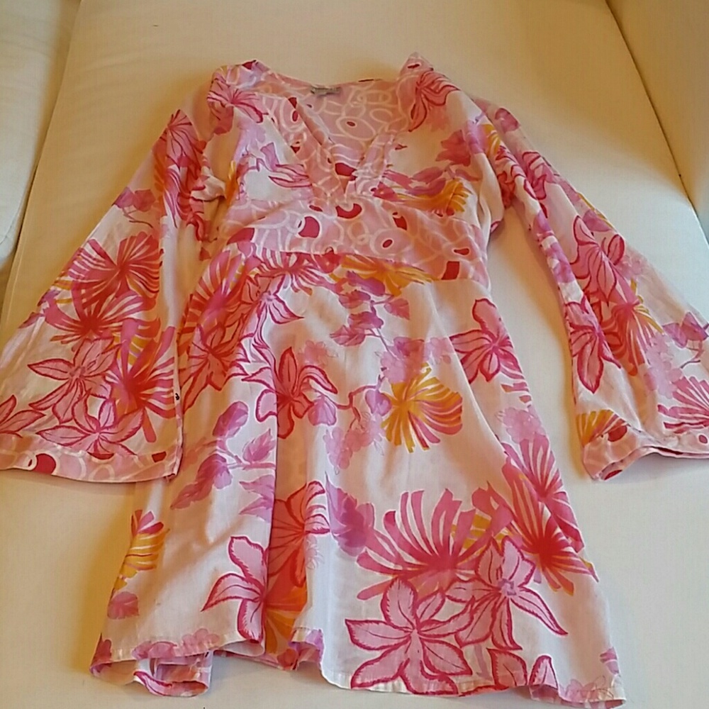 Beautiful designer  floral tunic from Italy