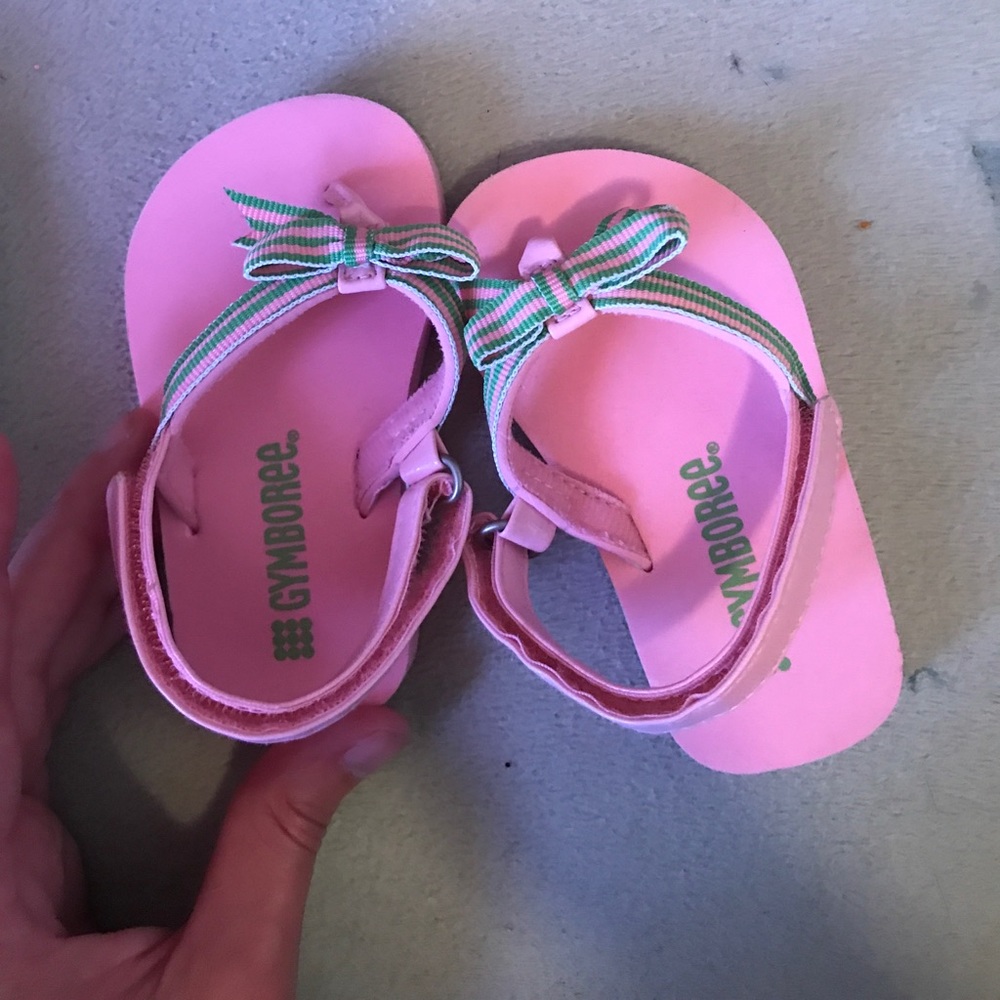 Tiny little pink flip flops!