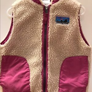 Girls Patagonia retro vest