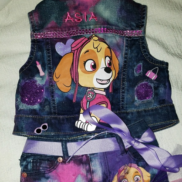 paw patrol jean outfit