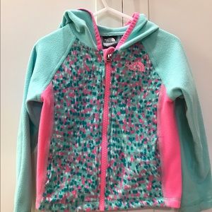 Toddler girls The North Face fleece jacket