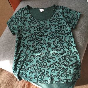 Gorgeous Teal Lularoe Classic Tee