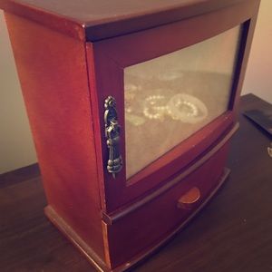 Beautiful real wood jewelry box