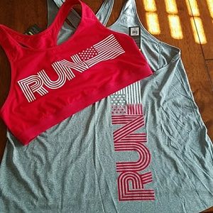 Coordinating old navy go-dry tank and sports bra