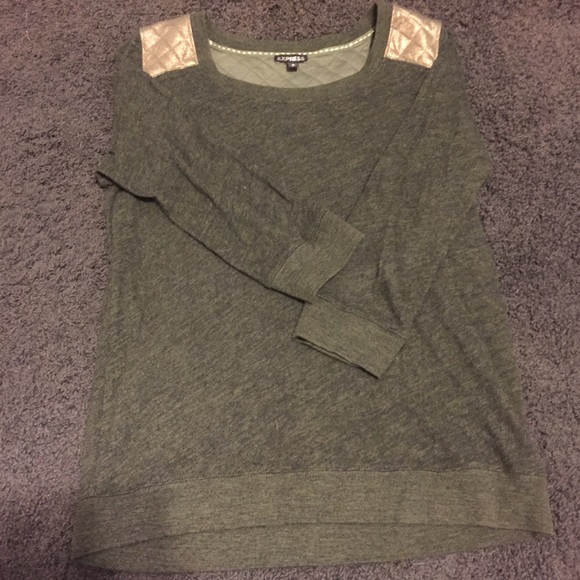 🔴 Casual Cute Olive Green Sweatshirt GUC - Picture 5 of 5