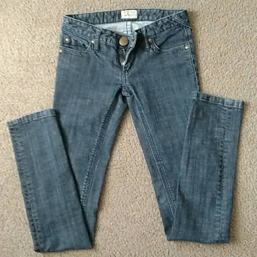 Free People low rise stretch skinny jeans, 24