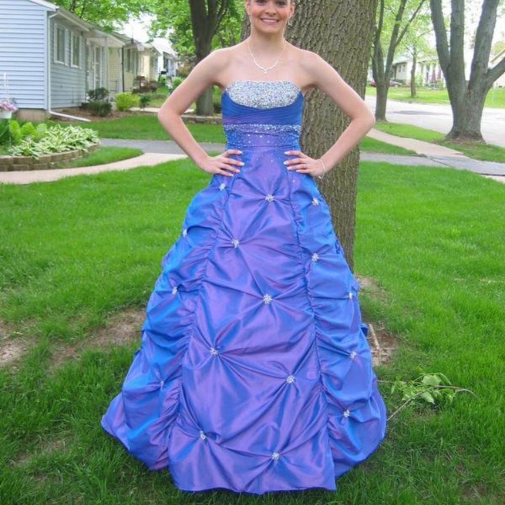 Purple prom dress