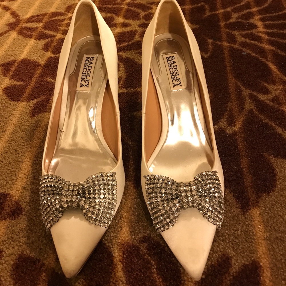 White pumps