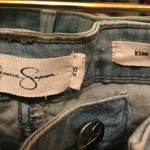 Jessica Simpson zip ankle jeans