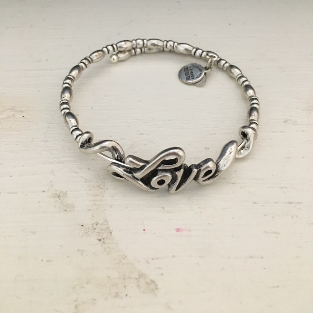 Alex and Ani Silver Love Bracelet