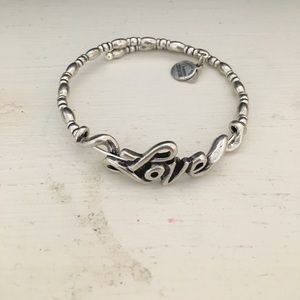 Alex and Ani Silver Love Bracelet