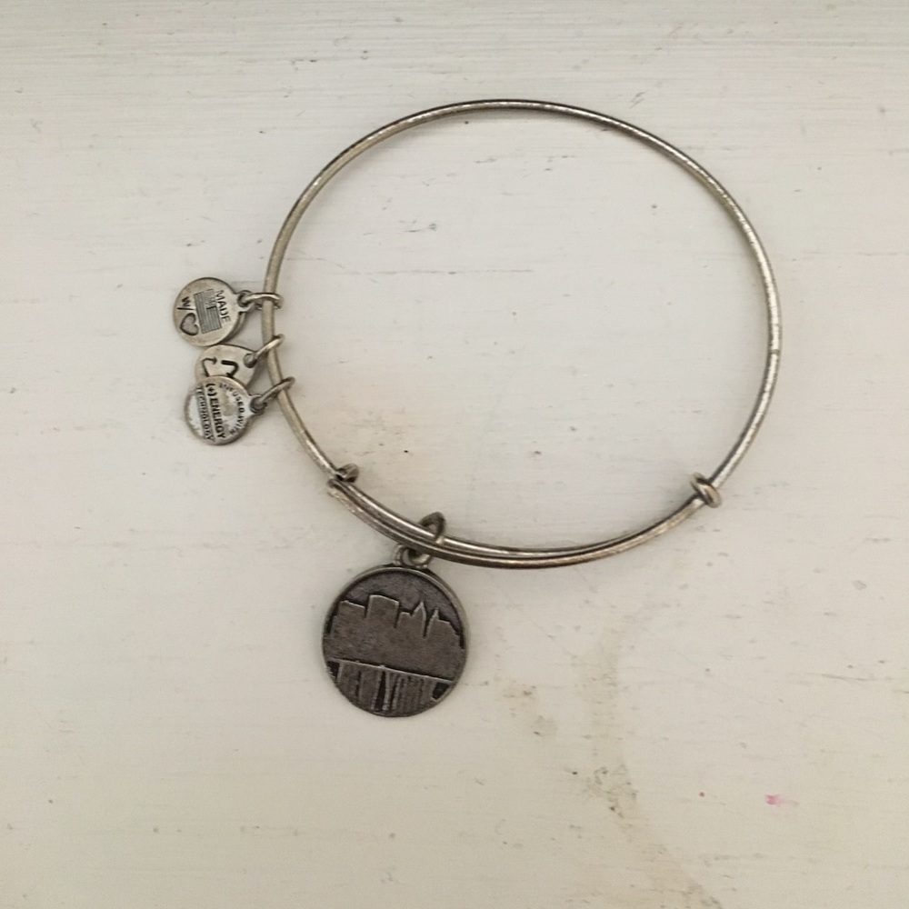 Alex and Ani Silver New York Bracelet