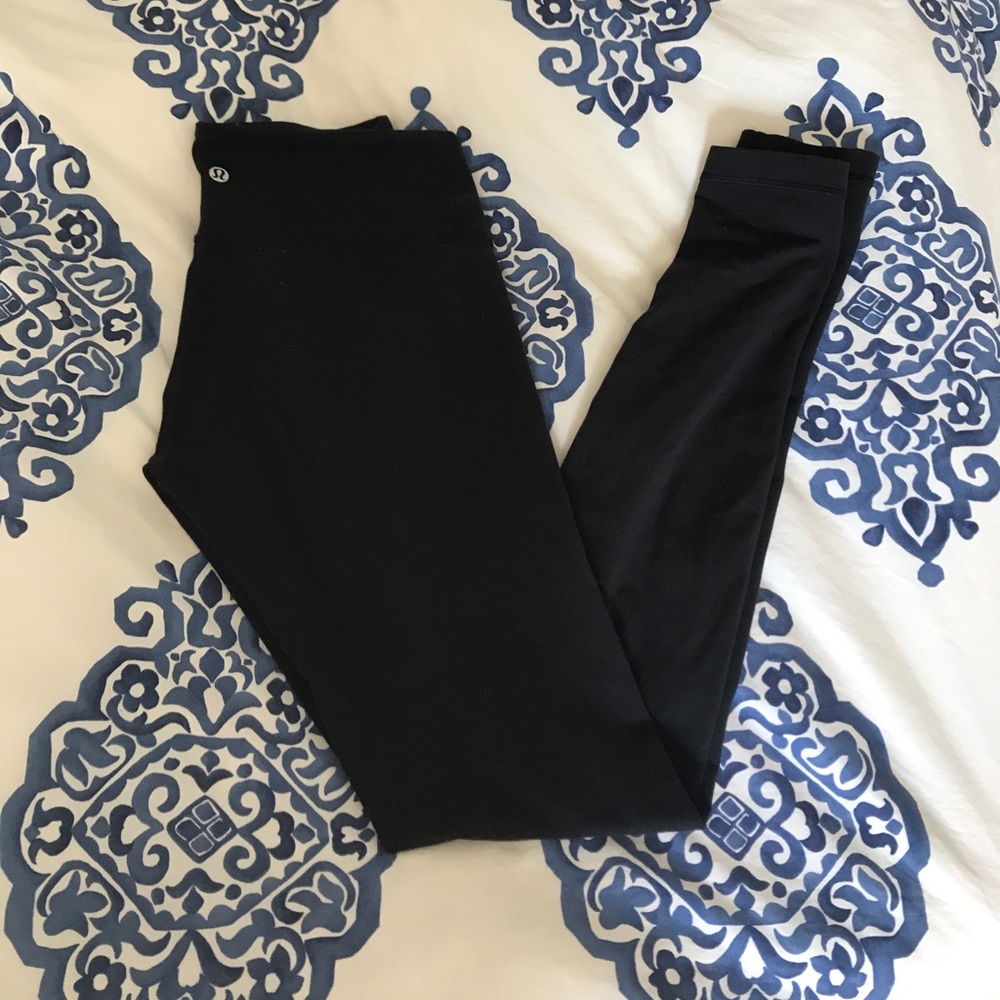 Black full length wunder under leggings