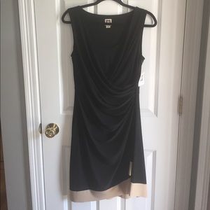 Anne Klein matte jersey wrap dress