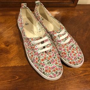 Floral sneakers