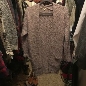 Chunky light brown cardi