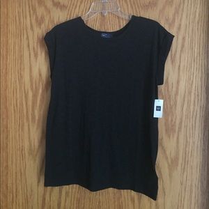 Gap black sheer tshirt