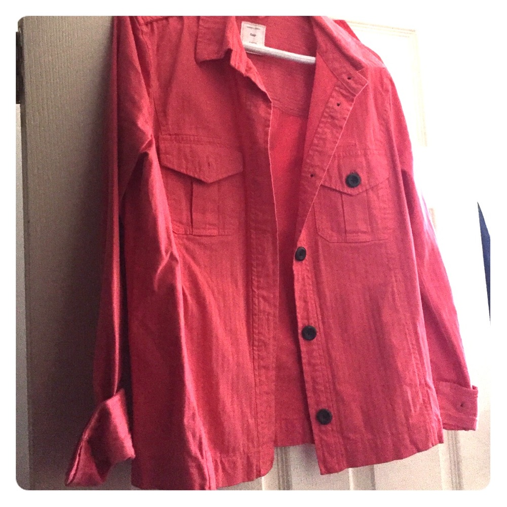 Peachy coral Gap jacket