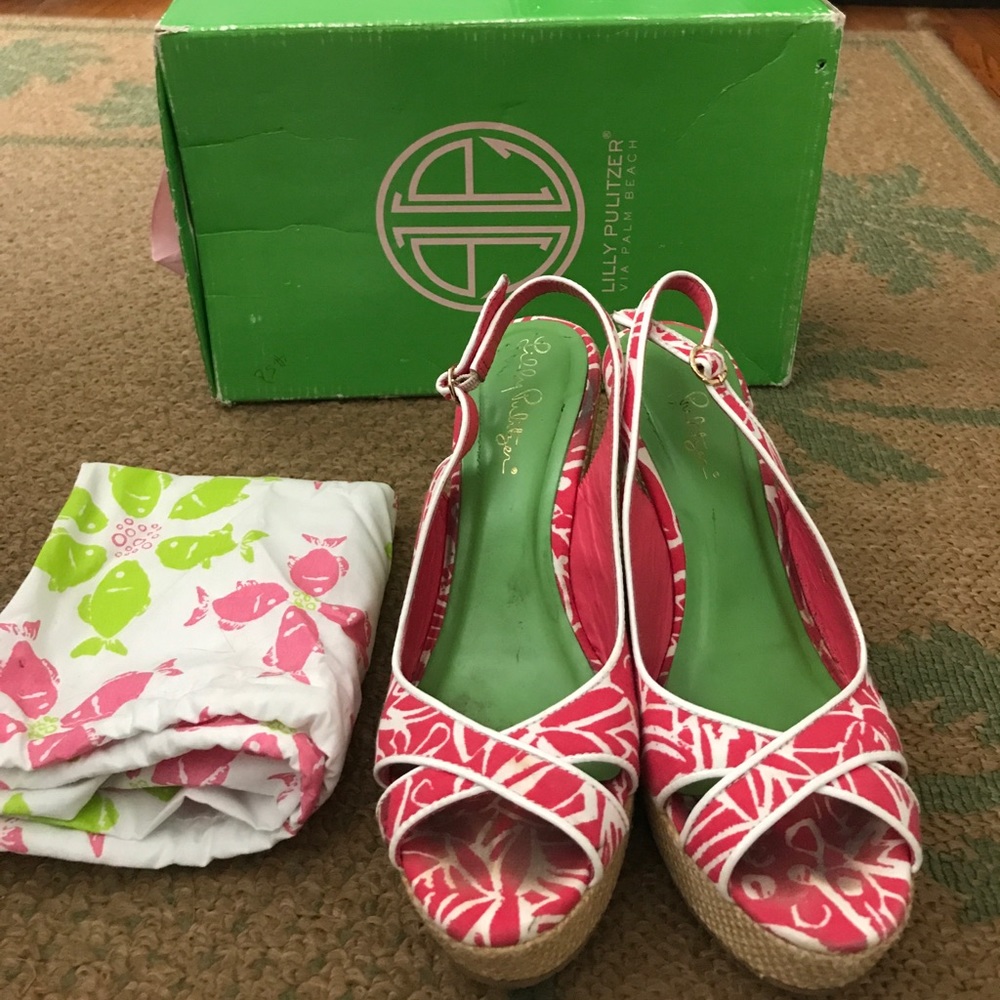 Lilly Pulitzer wedges