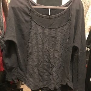 Blue Free People light sweatshirt