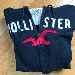 Hollister zip up hoodie
