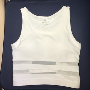NWOT White crop top