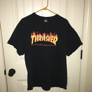 THRASHER FLAME  TEE