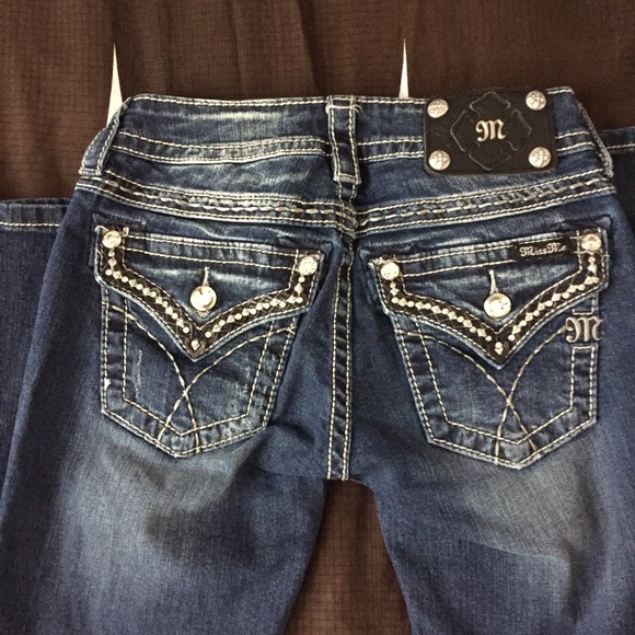 MISS ME jeans Size 25 Boot Jeans CC - Picture 2 of 8
