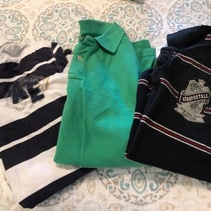 3 men's polos