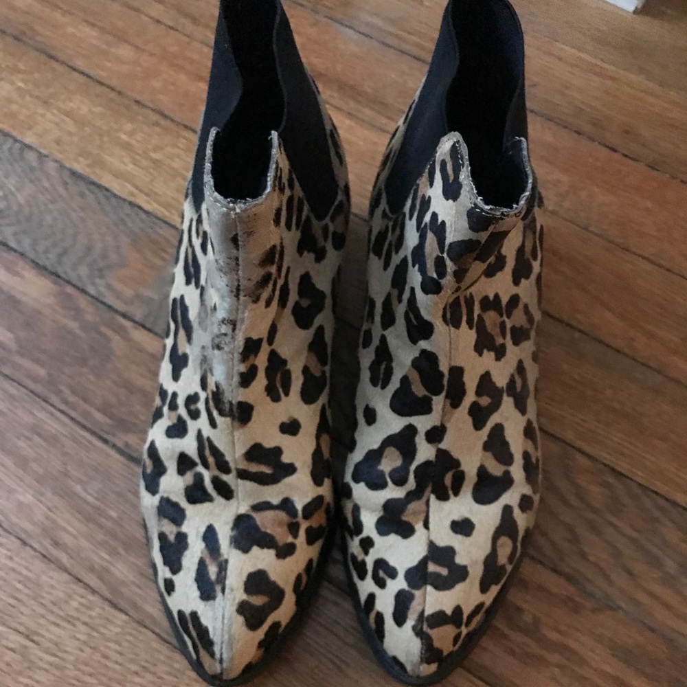 Steven Madden Leopard Print Booties