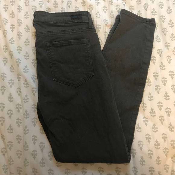 Paige verdugo ankle jeans size 30 dark moss - Picture 5 of 5