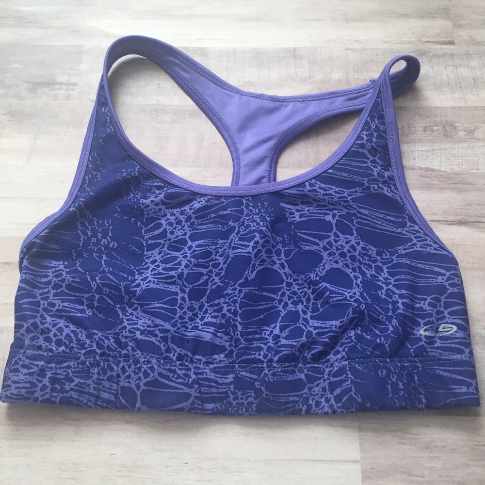 Reversible sports bra, size M