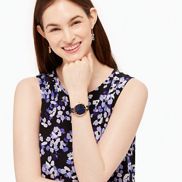 kate spade Holland Leather Strap Watch NWT - Picture 2 of 7