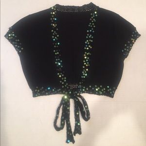 🌟Cardigan/Shrug/Sweater With Sequin Trim