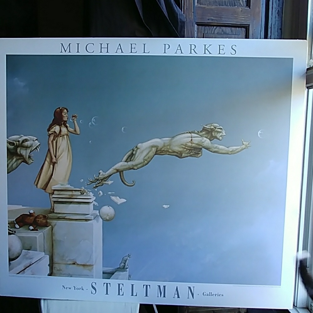 Michael Parkes "gargoyles" print