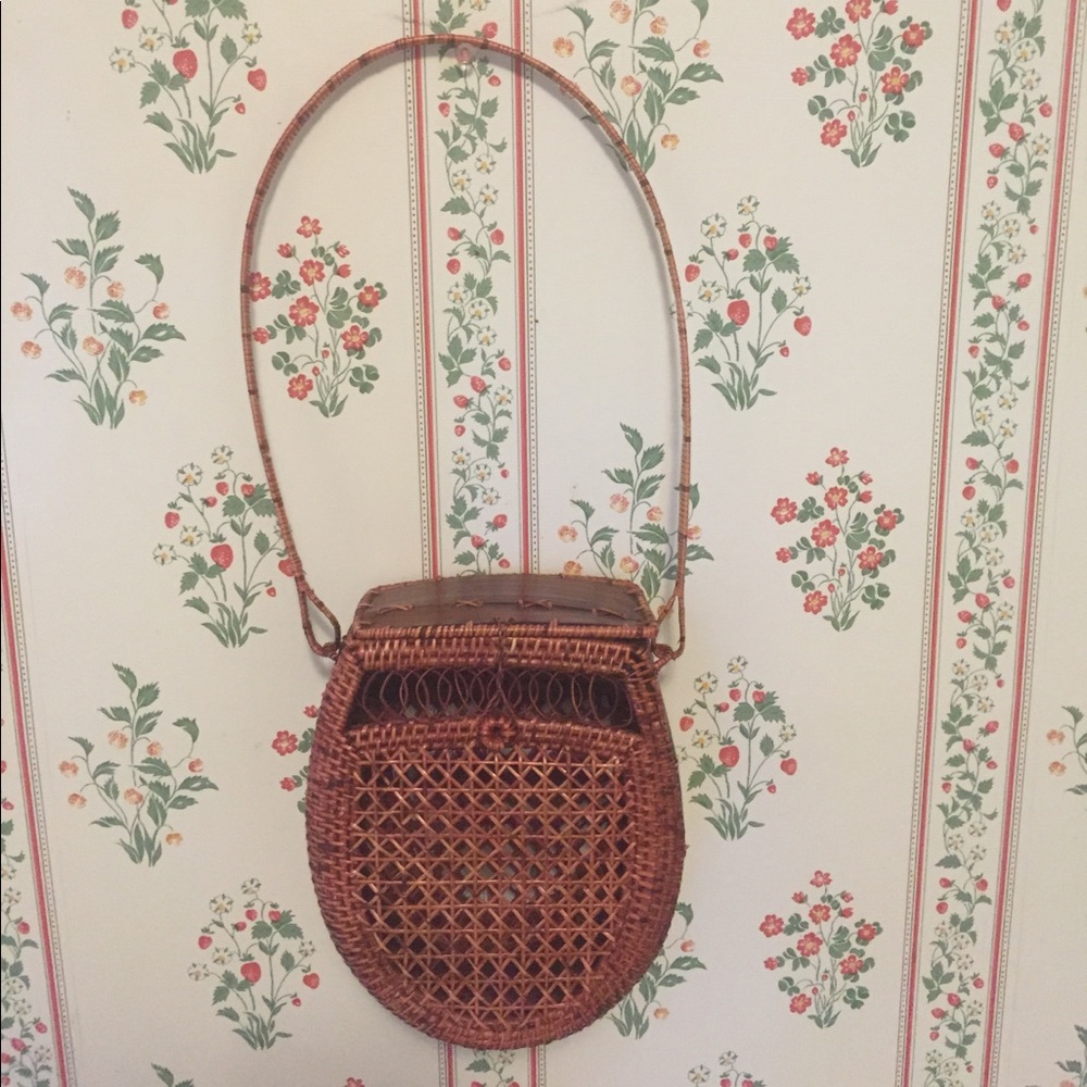 Natural Fiber Handwoven Basket Purse