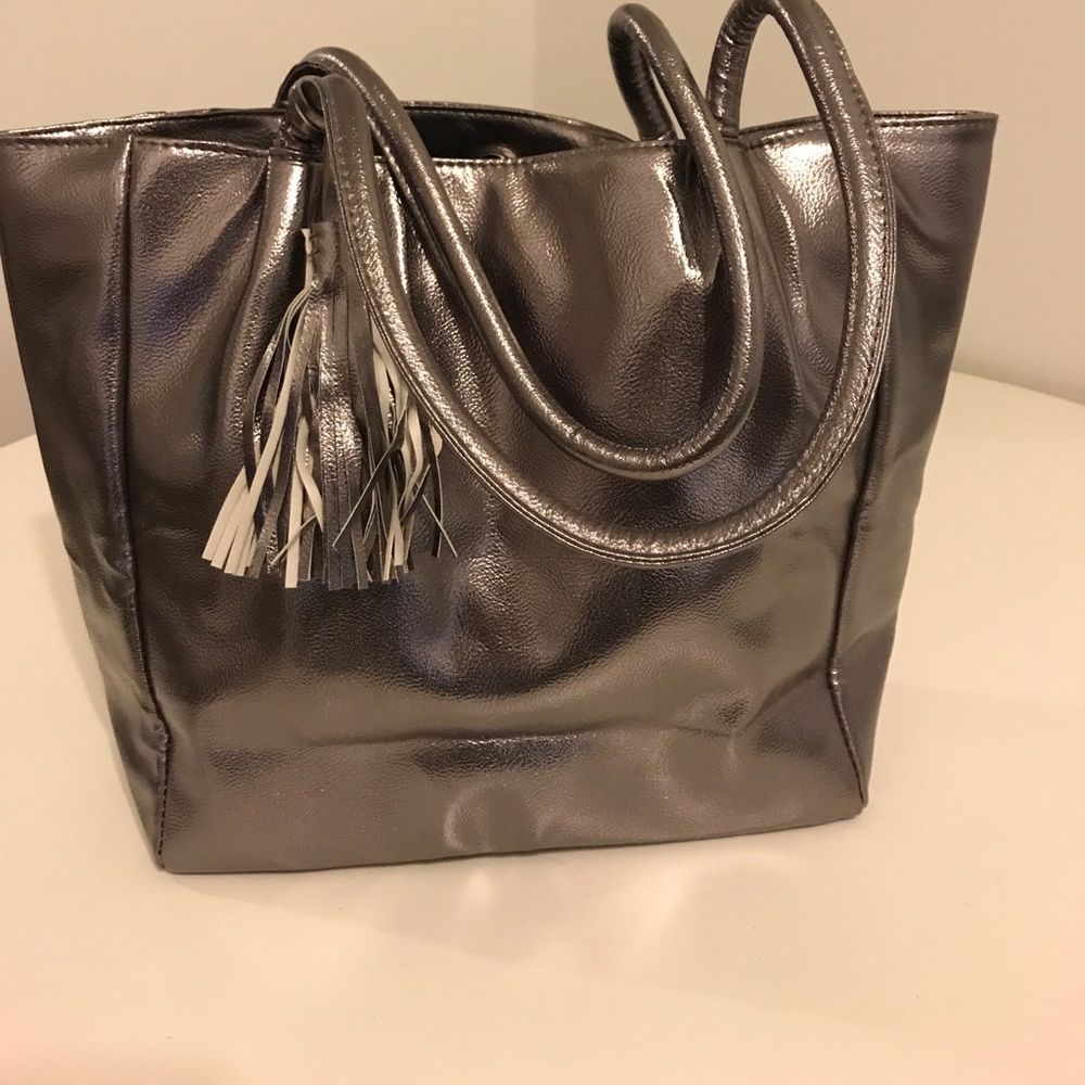 Metallic Tote