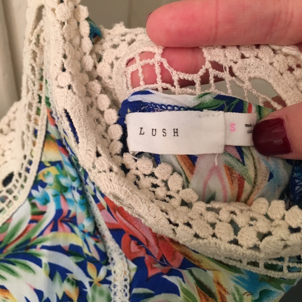 Lush Romper - Tropical print - Picture 3 of 6
