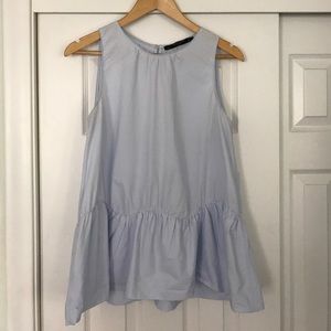 Zara Poplin Tank Top